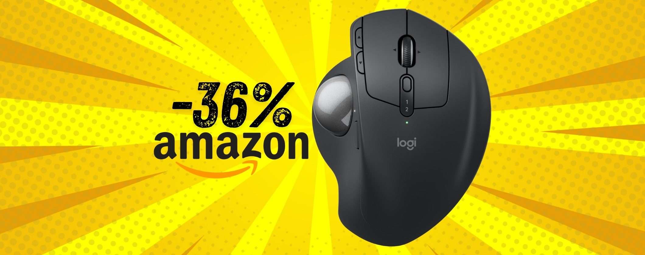 Logitech MX Ergo S: mouse trackball wireless che migliora la postura per zero fatica