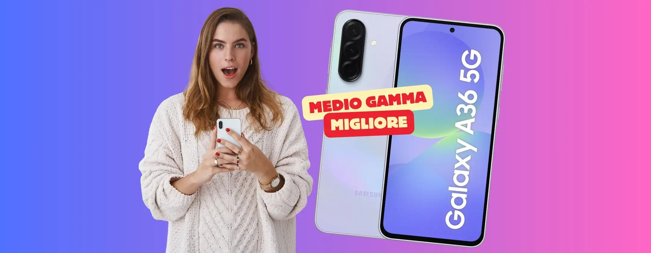 Il miglior medio gamma? Samsung Galaxy A36 5G vince la sfida (offerta Amazon)