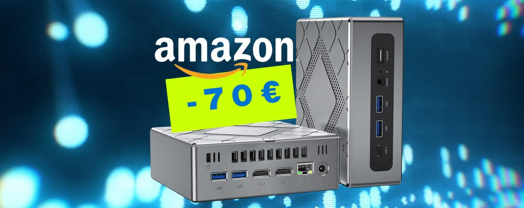 Mini PC con Intel Core i5, 32GB di RAM e SSD da 512GB per fare di tutto (-70€)