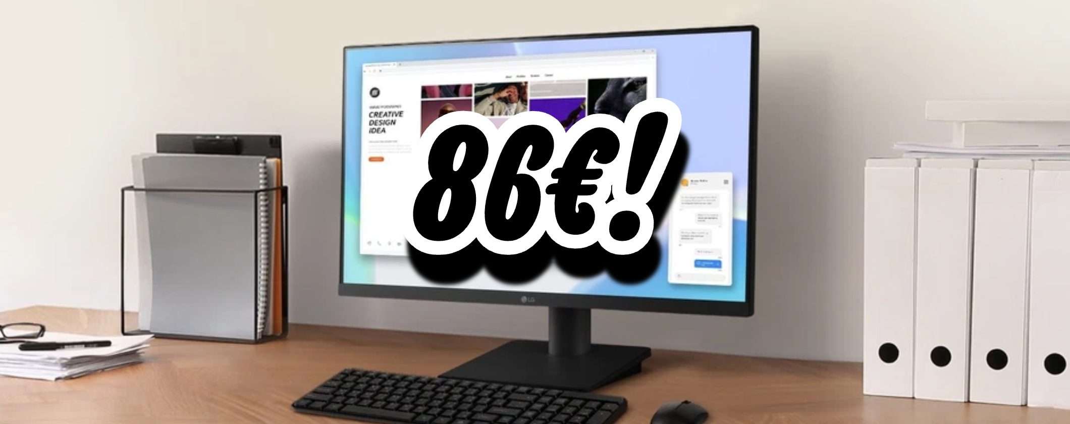 Monitor LG 24MS550 a soli 86€ su eBay è FOLLIA PURA