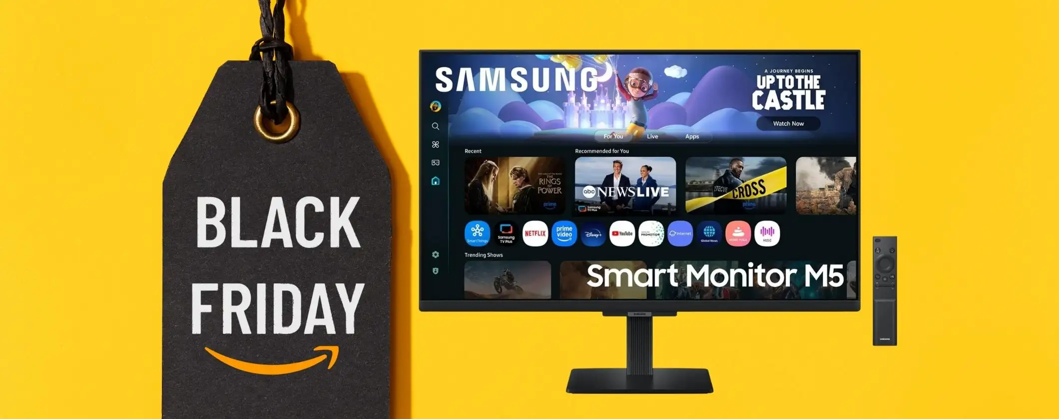 Monitor Smart Samsung M5: lavoro, giochi e intrattenimento in un unico posto