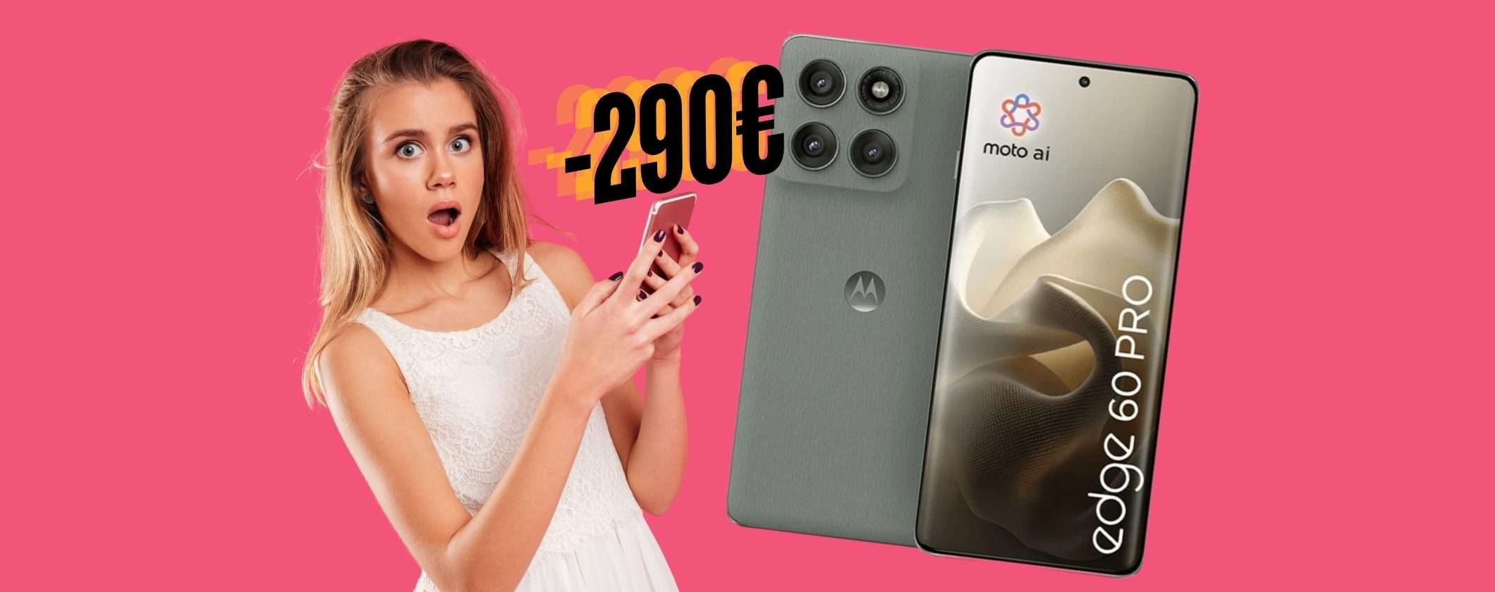 Motorola Edge 60 Pro da 512GB in offerta speciale su eBay con risparmio di 290€