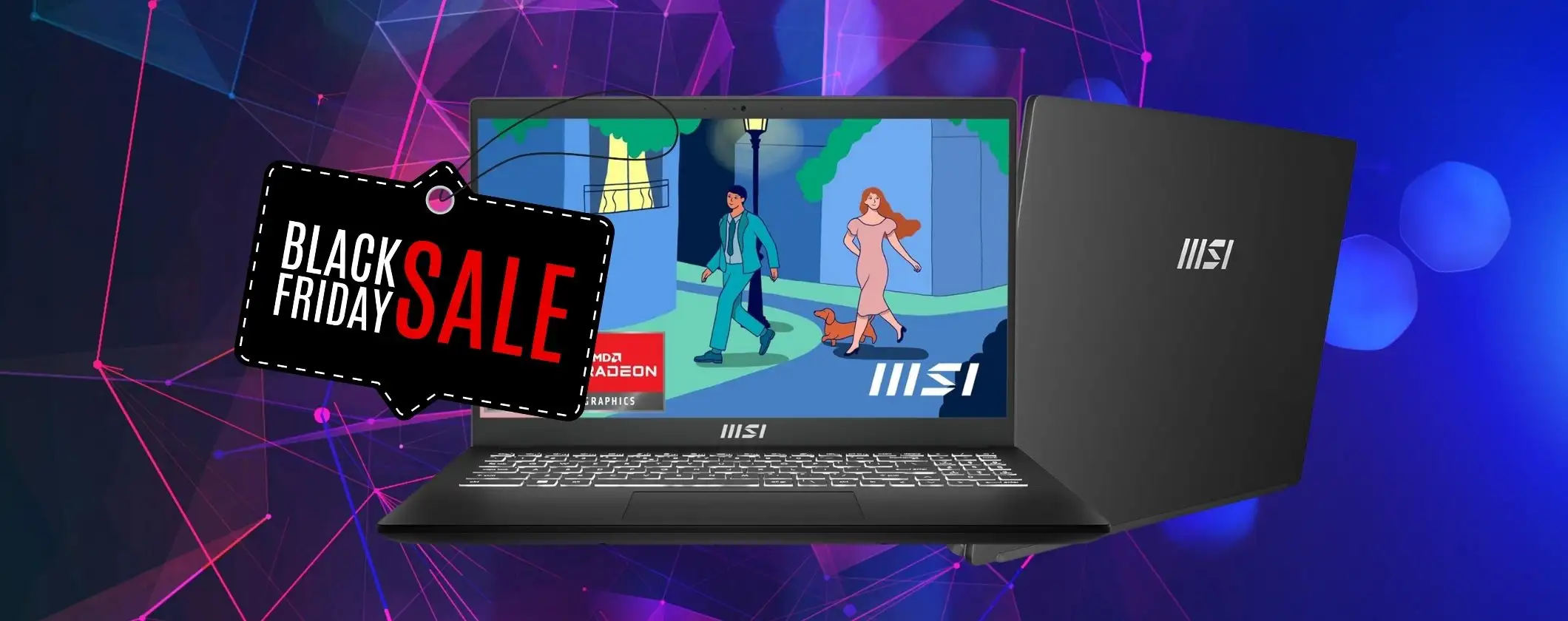 MSI Modern 15 con AMD Ryzen 5 e 16GB di RAM a un super prezzo (Black Friday)