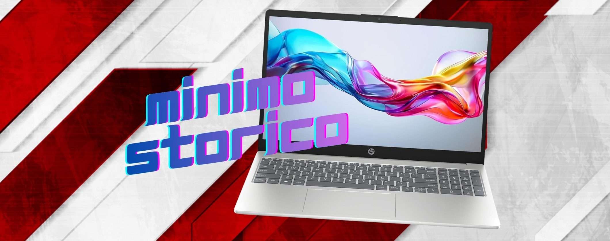 Notebook HP con Intel Core i5, 16GB RAM, 512GB SSD e Intel Iris Xe ora in sconto