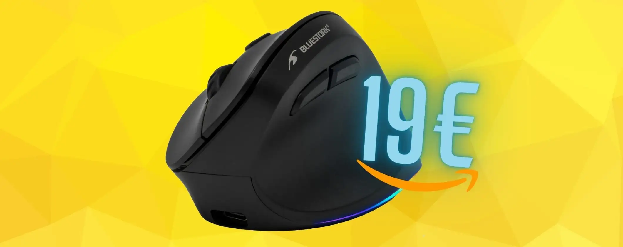 Offerta bomba su Amazon: solo 19€ per questo mouse verticale con 6 pulsanti