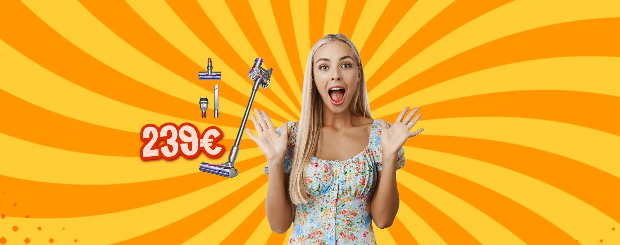 OFFERTA BOMBA eBay: Aspirapolvere Dyson V8 Advanced a soli 239€