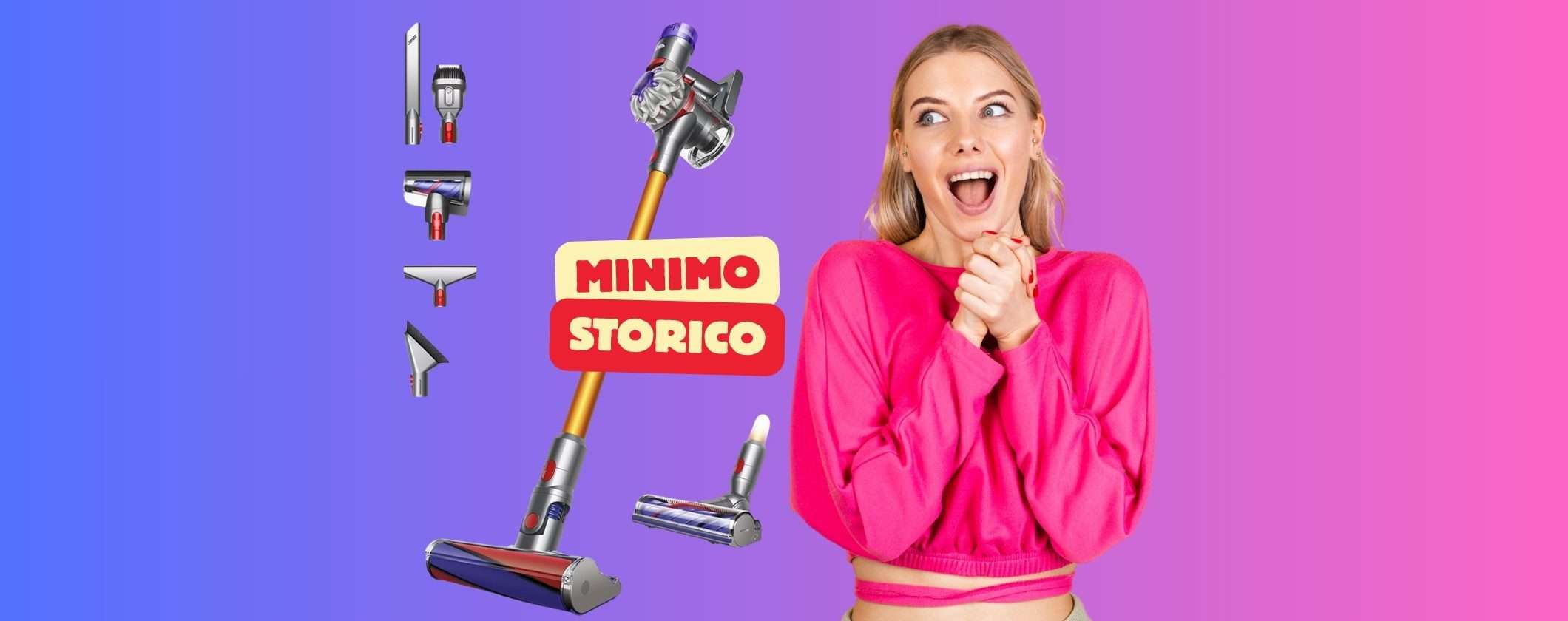 Offerta bomba su Amazon per la scopa elettrica Dyson V8 Absolute (-44%)