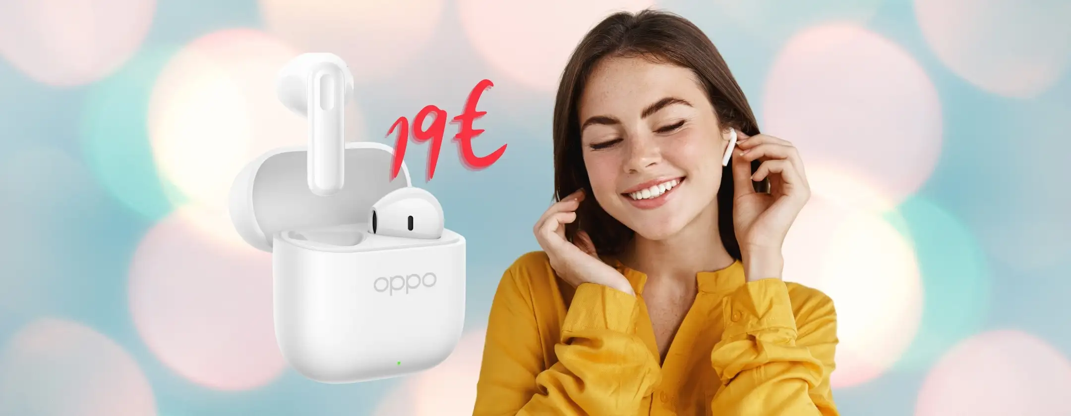 OPPO Enco Buds3 a soli 19€: a questa cifra stanno spopolando su Amazon