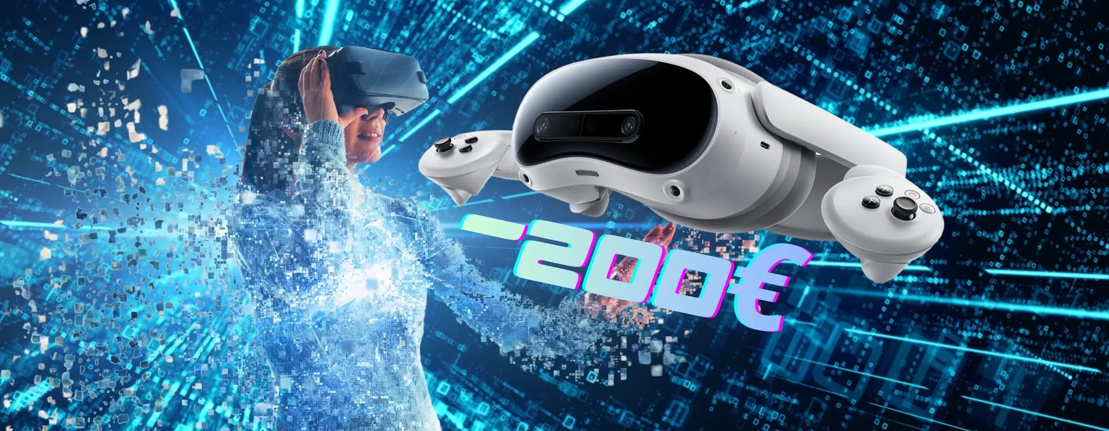 PICO 4 Ultra da 256GB + 2 giochi gratis: VR e realtà mista a un prezzo da non credere