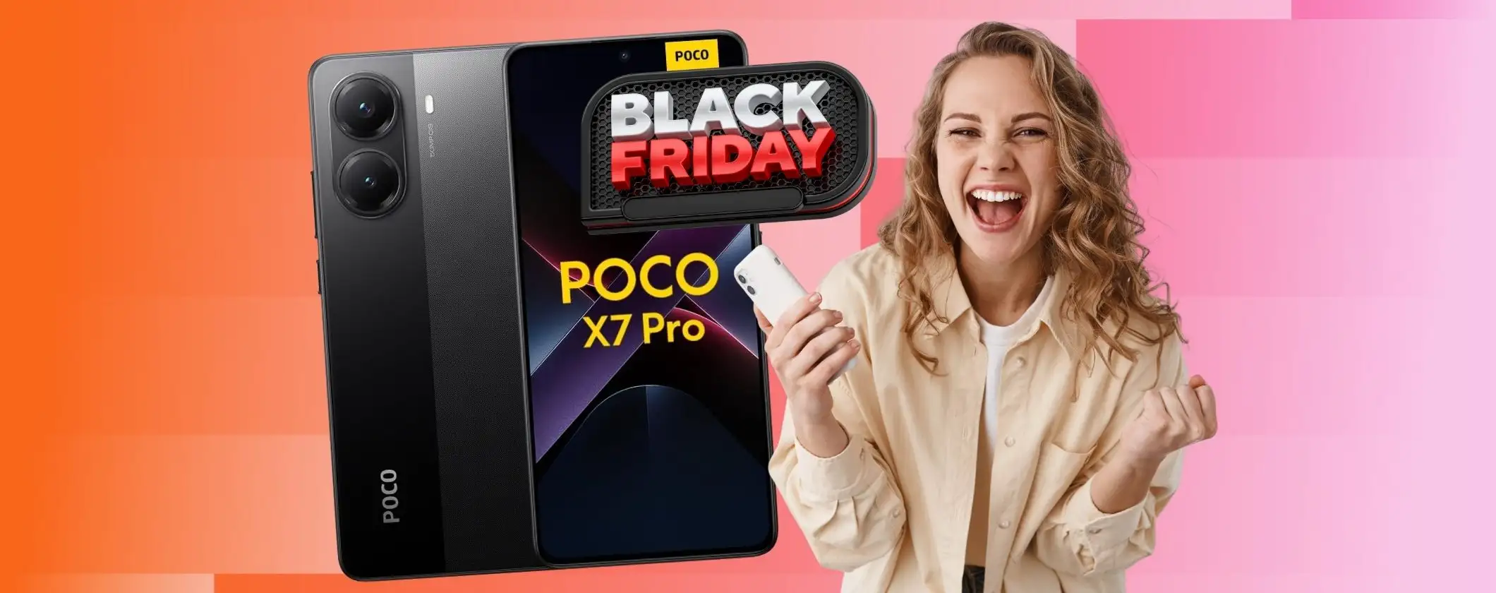 POCO X7 Pro (12/512GB) è lo smartphone da acquistare al Black Friday