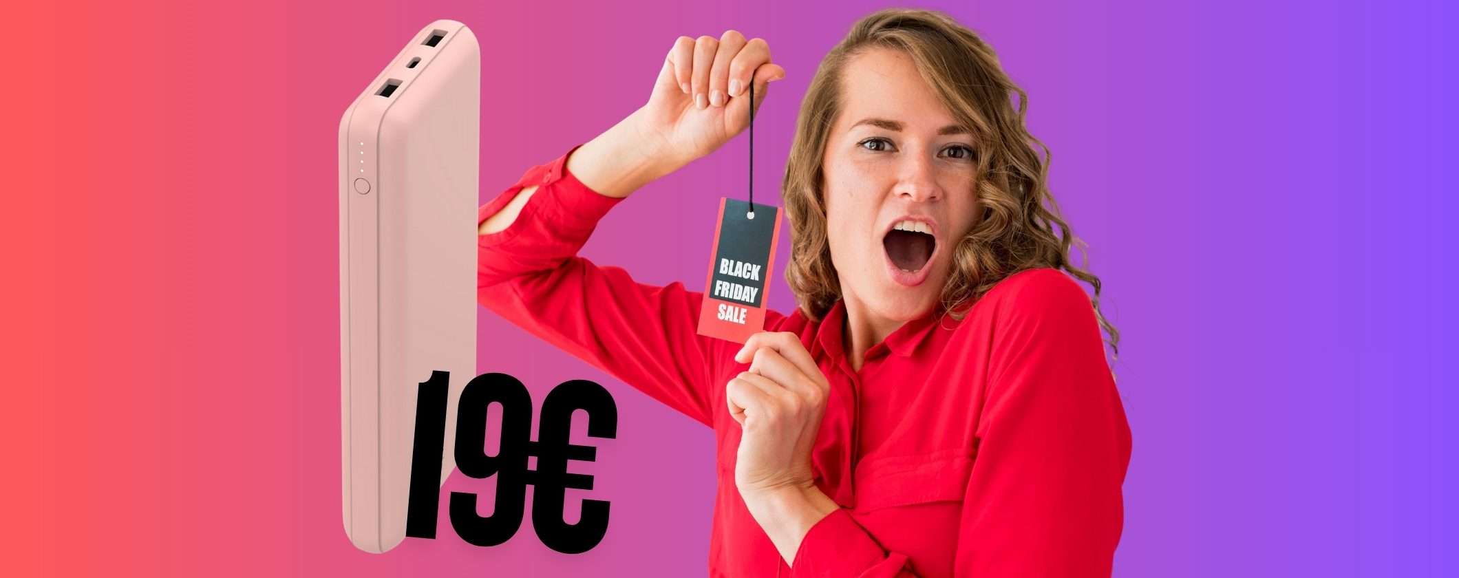 Power Bank Belkin da 20000mAh e 3 uscite velocissime in promo Black Friday a 19€