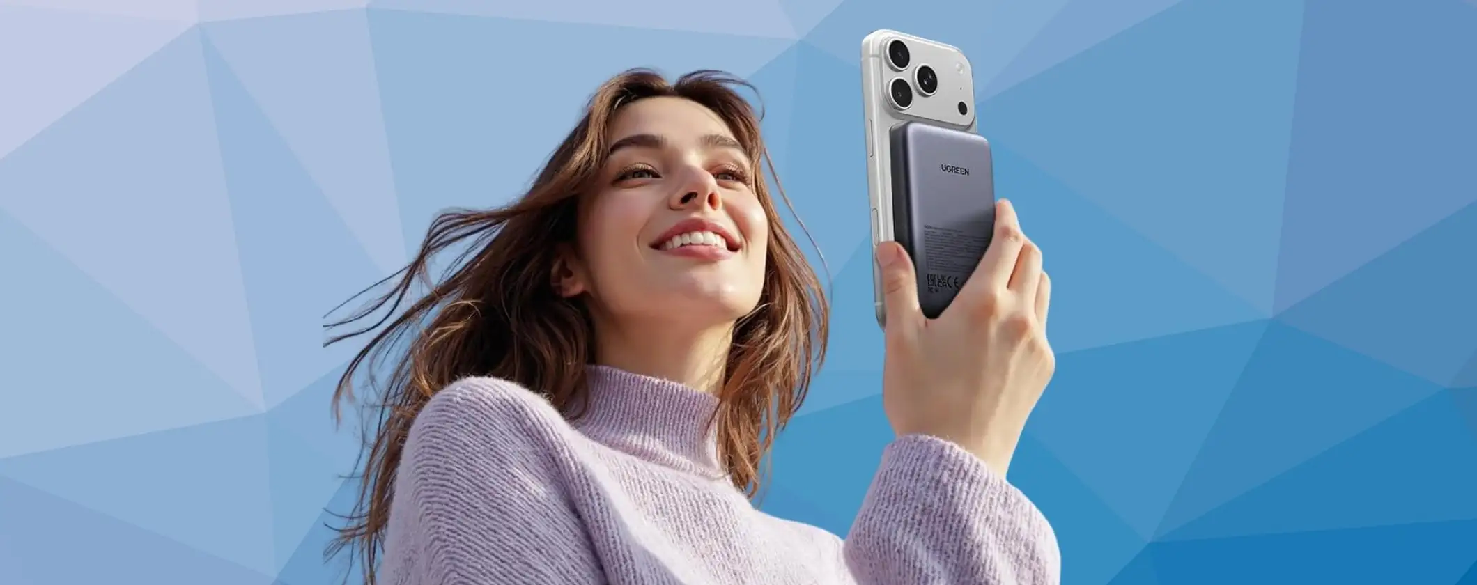 Power Bank magnetico da 10000mAh con ricarica veloce da 20W (-45%)