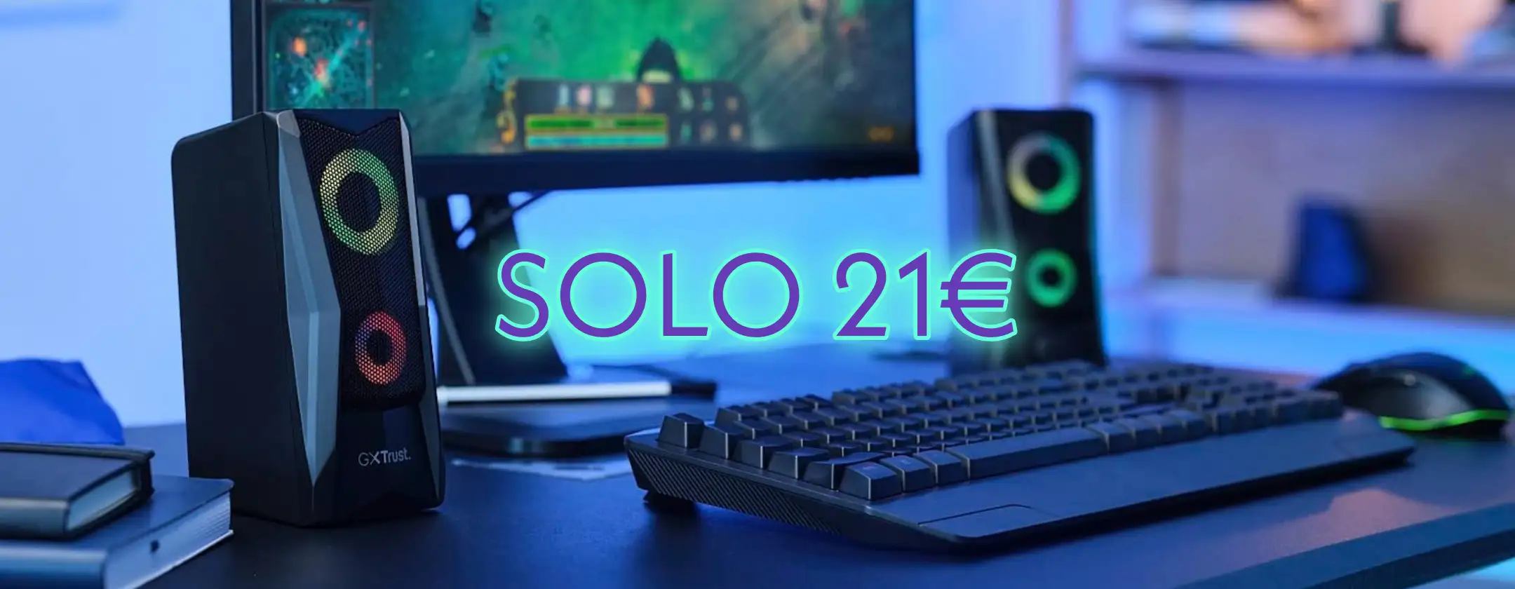 Regalati un suono potente con le Casse PC Gaming GX Trust a soli 21€