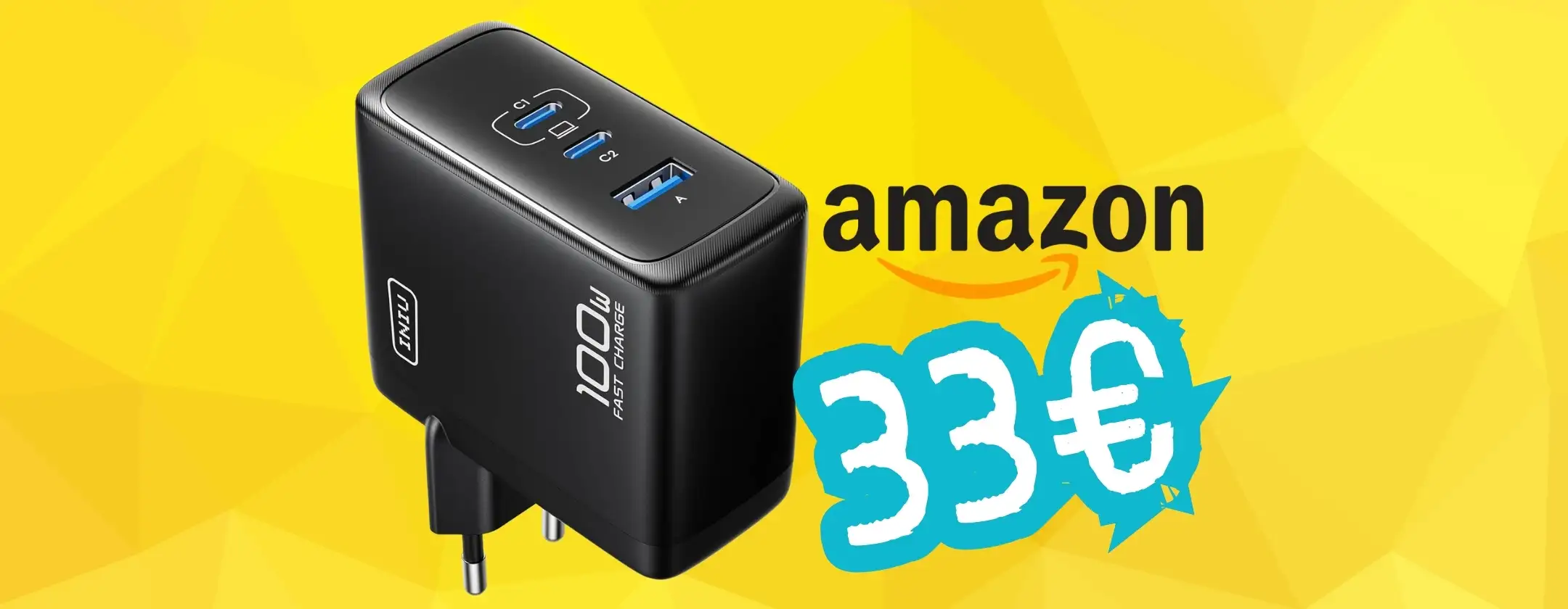 Ricarica tutti i device da un unico posto con il caricatore INIU da 100W a 33€
