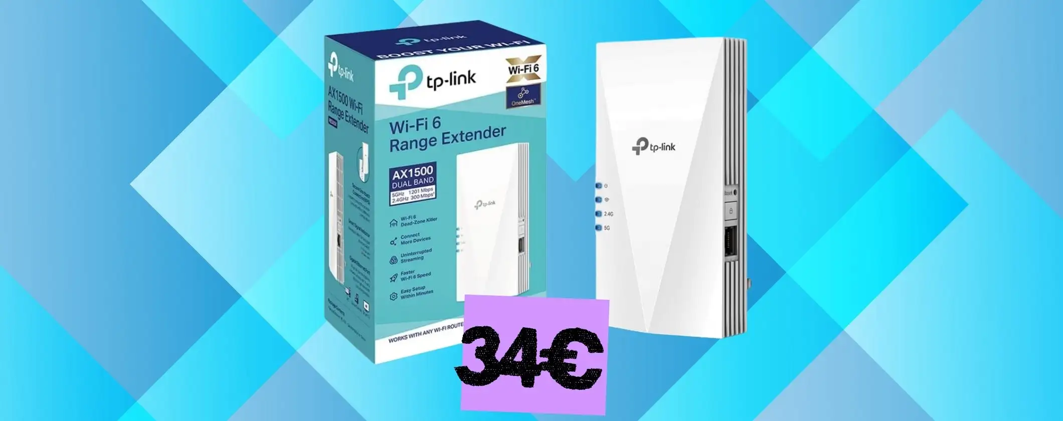 Ripetitore WiFi TP-Link: porta la connessione Internet alla massima velocità