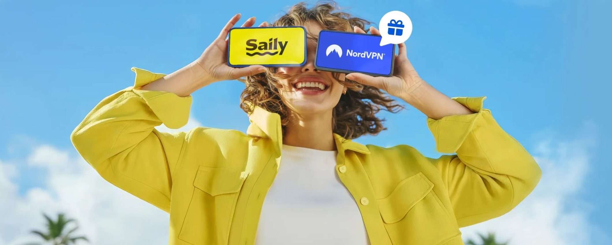 Saily regala NordVPN con un piano eSIM da almeno 10 Giga