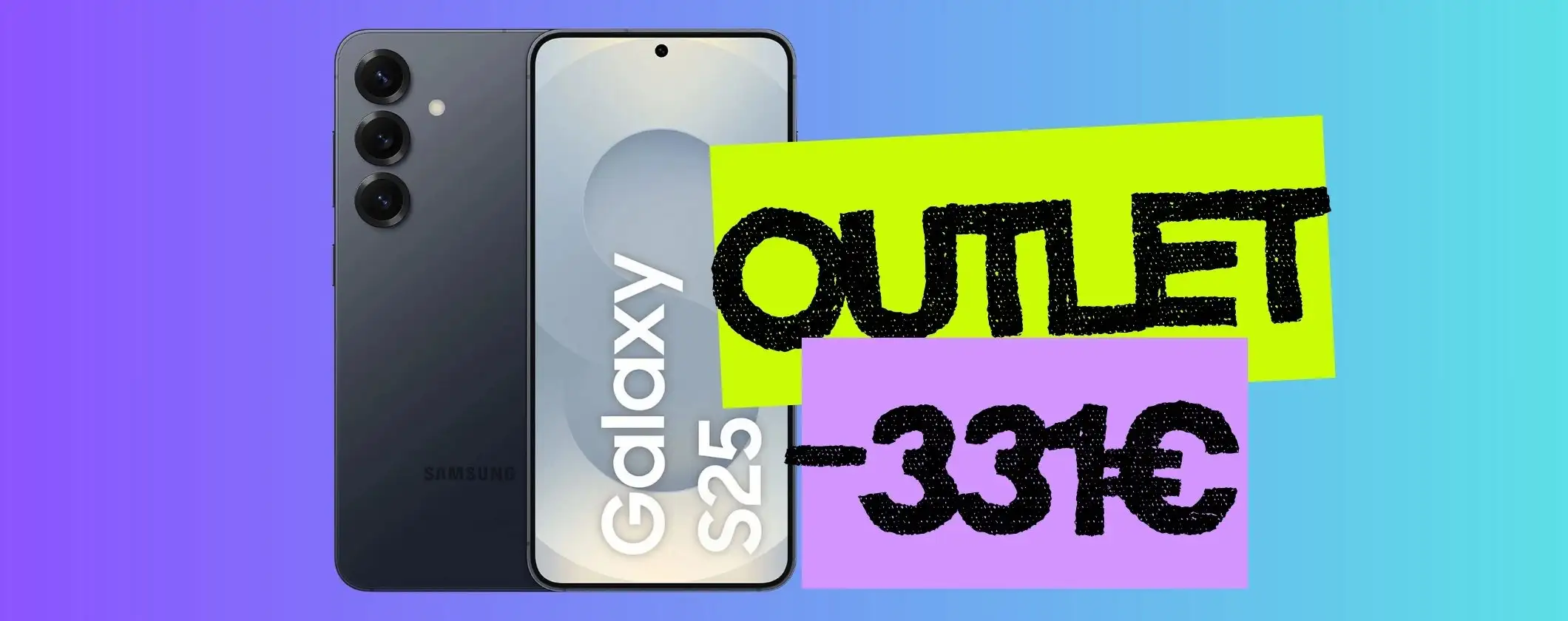 Samsung Galaxy S25 (12/256GB) scontato di oltre 300€ è un best buy assoluto