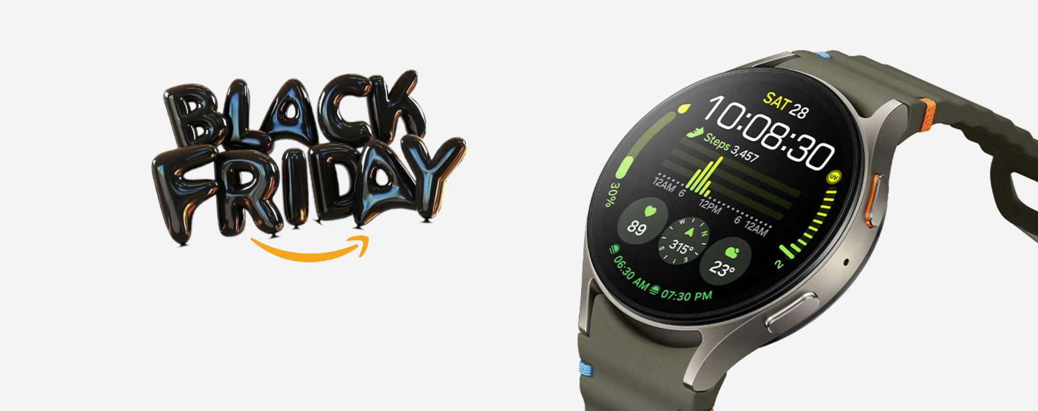 Samsung Galaxy Watch7: tuo con meno di 150€ su Amazon per il Black Friday