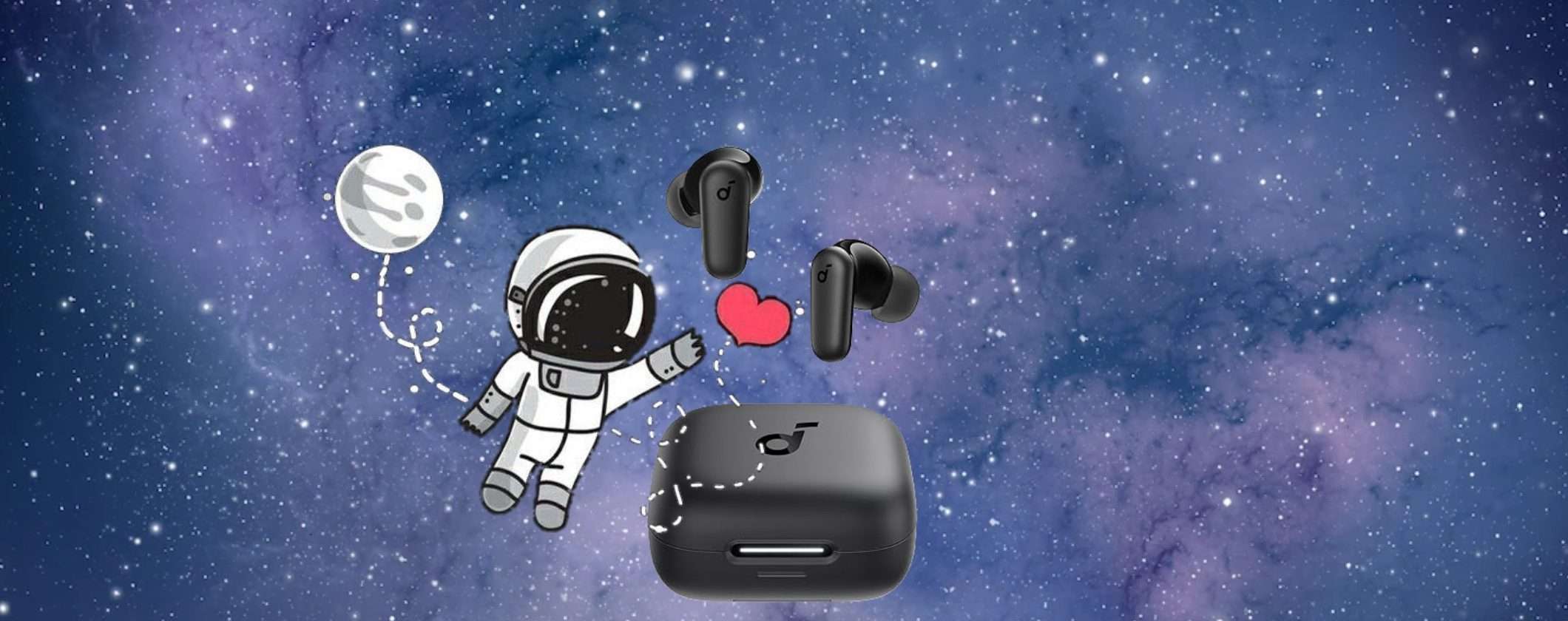 SCONTO GALATTICO per gli auricolari Soundcore P30i by Anker su Amazon