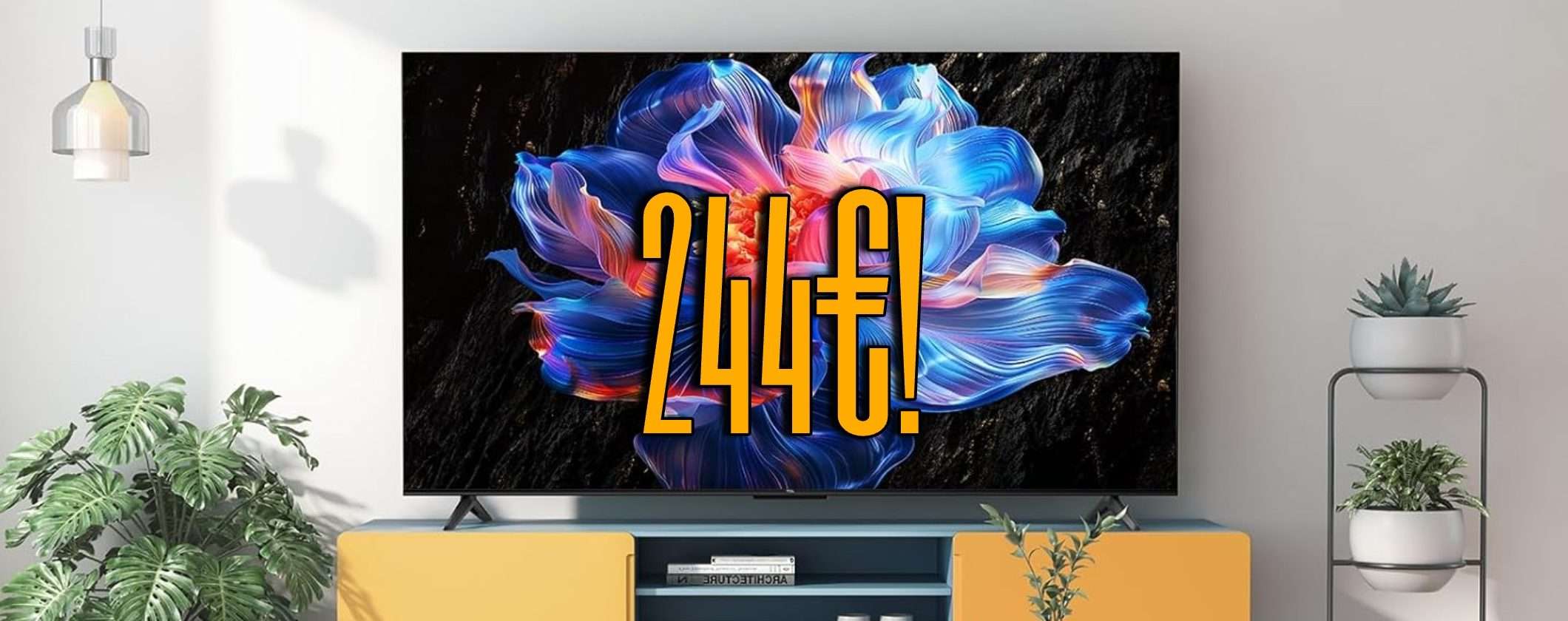 Smart TV TCL da 50 pollici a soli 244€ su Amazon per il Black Friday