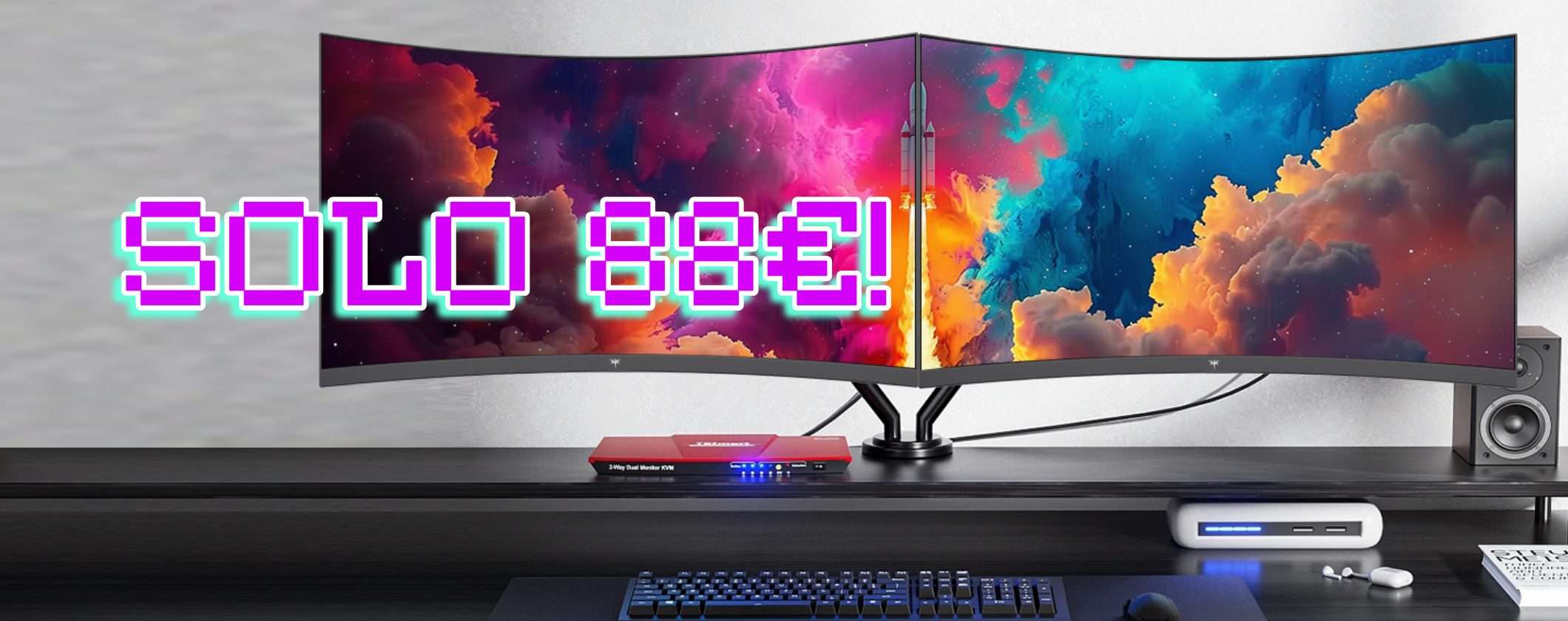 Splendido Monitor Curvo da Gaming a soli 88€ al Black Friday di Amazon