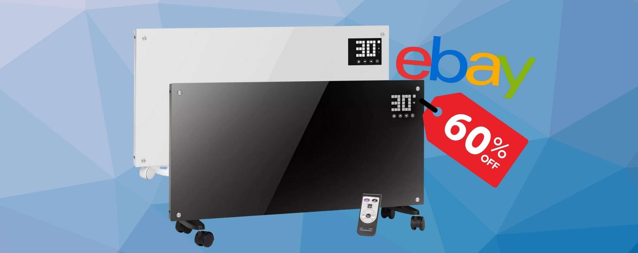 Stufetta elettrica dal basso consumo, elegante e potente, ora scontata al 60%