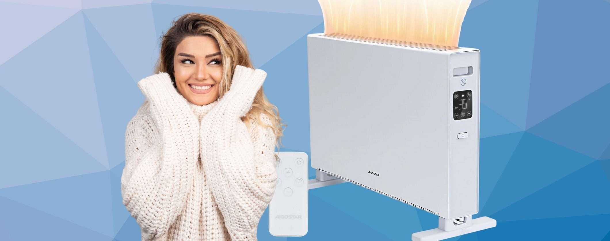 Termoconvettore portatile da 2000W: tanto caldo e basso consumo