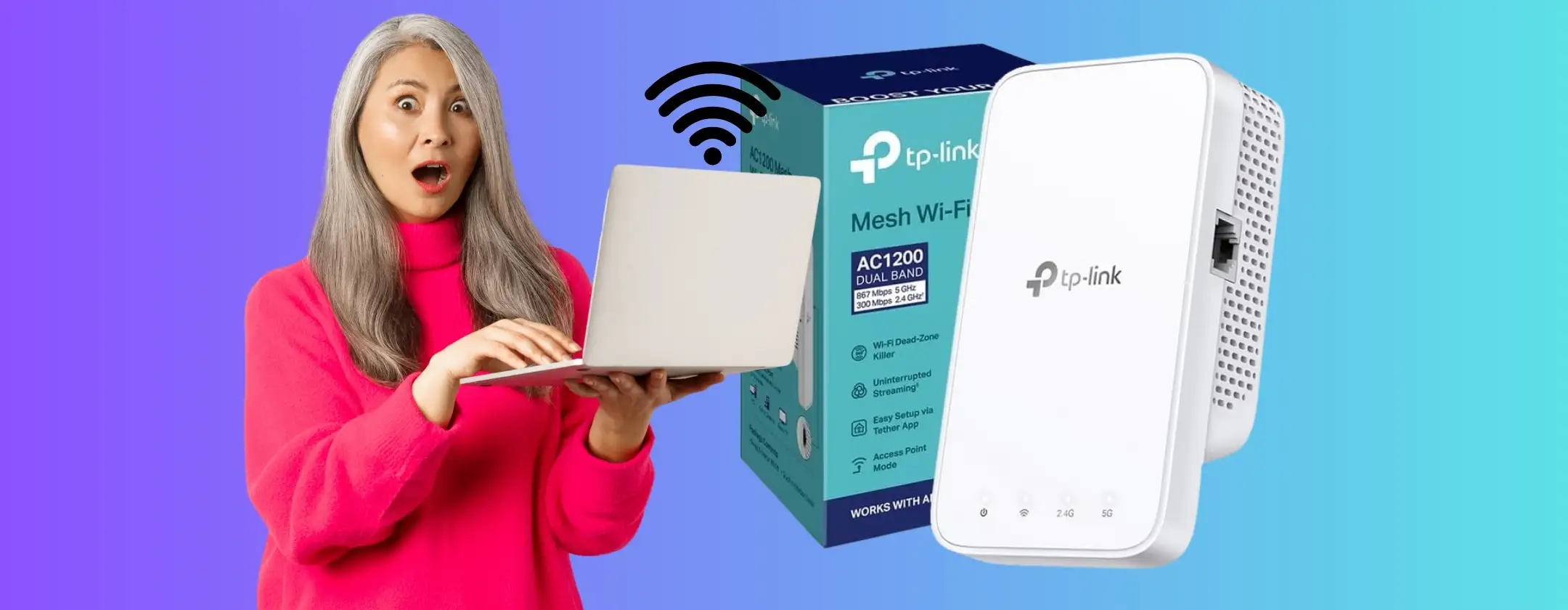 TP-Link: ripetitore WiFi potente per Internet veloce anche lontanissimo dal router