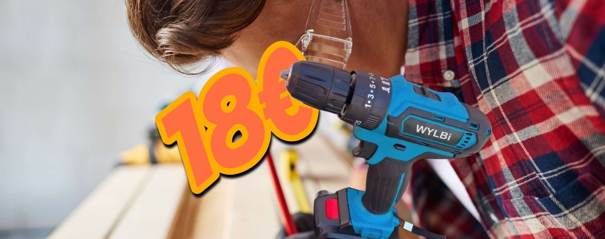 Trapano Avvitatore completo di tutto a prezzo sottoterra: solo 28€ su eBay