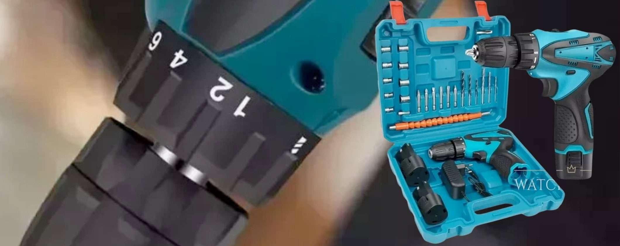 Trapano avvitatore con 2 batterie e tanti accessori a prezzo BOMBA (23,99€)