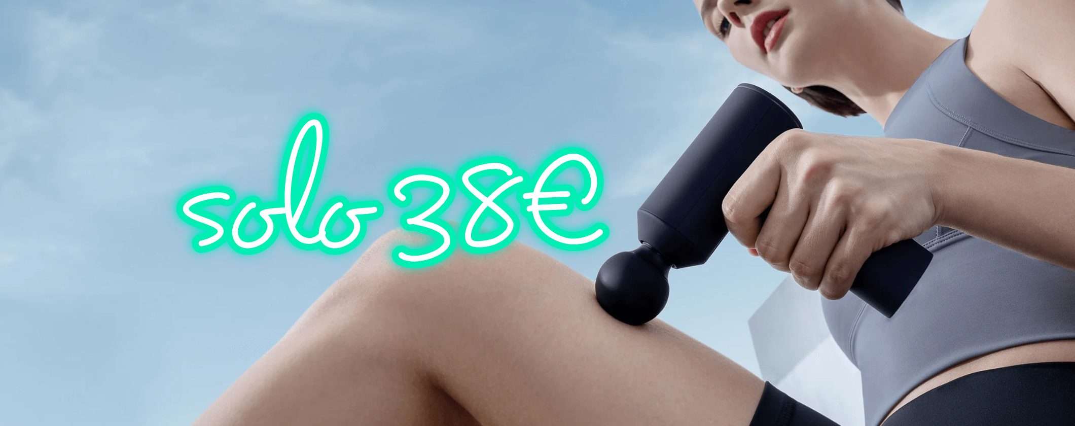 Un mondo di piacere grazie al Massaggiatore Muscolare Xiaomi Massage Gun Mini (38€)