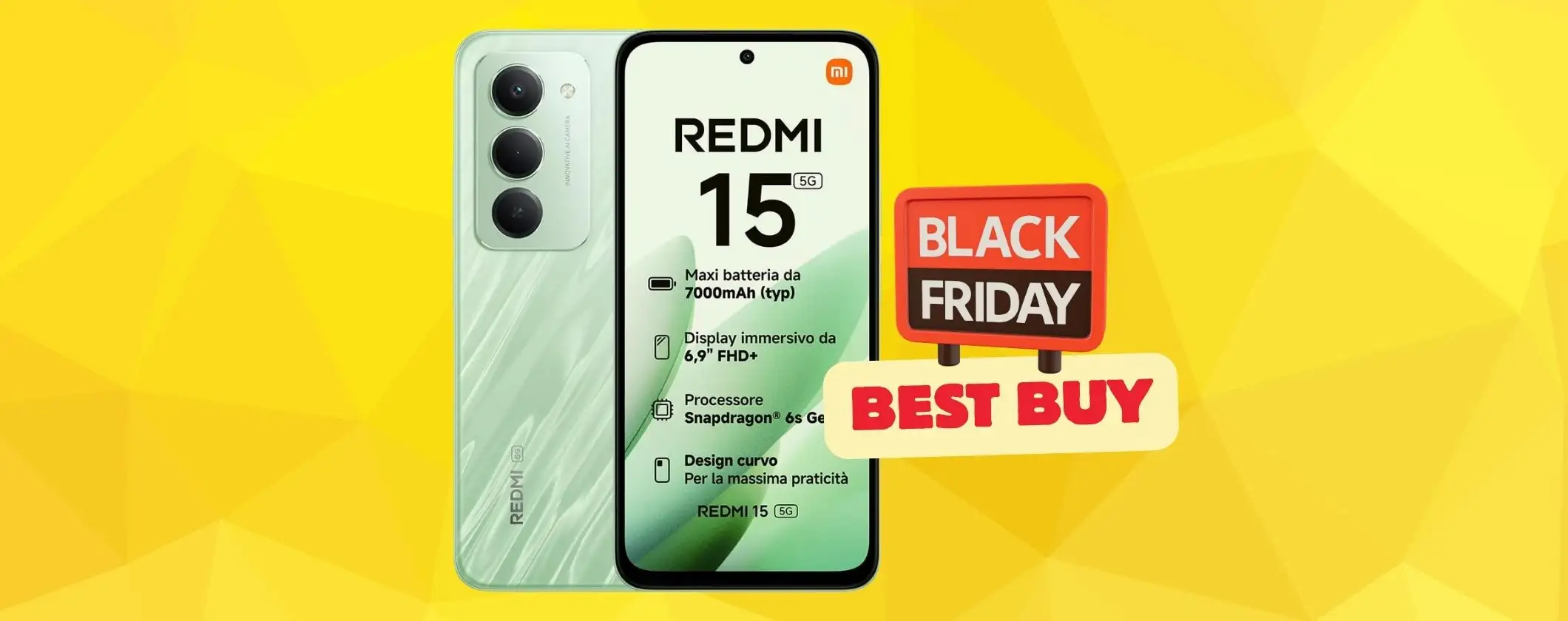 Xiaomi Redmi 15 5G: un entry level pazzesco con super batteria e prezzo mini