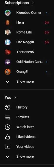youtube nuova grafica
