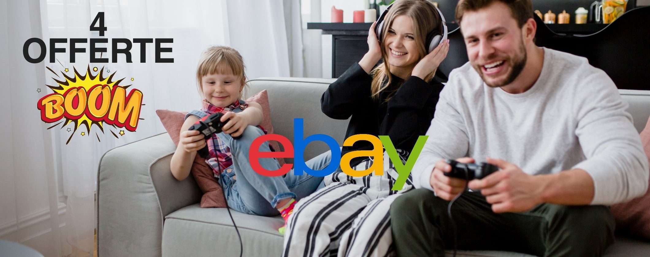 4 Console in OFFERTA BOMBA su eBay con Coupon