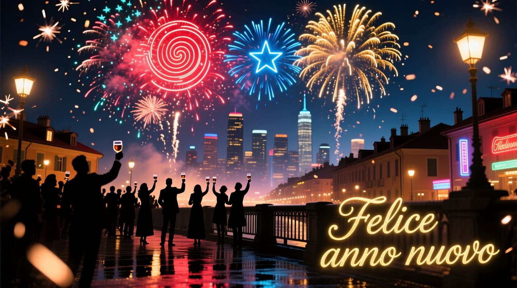 Auguri di buon 2026 felice anno nuovo