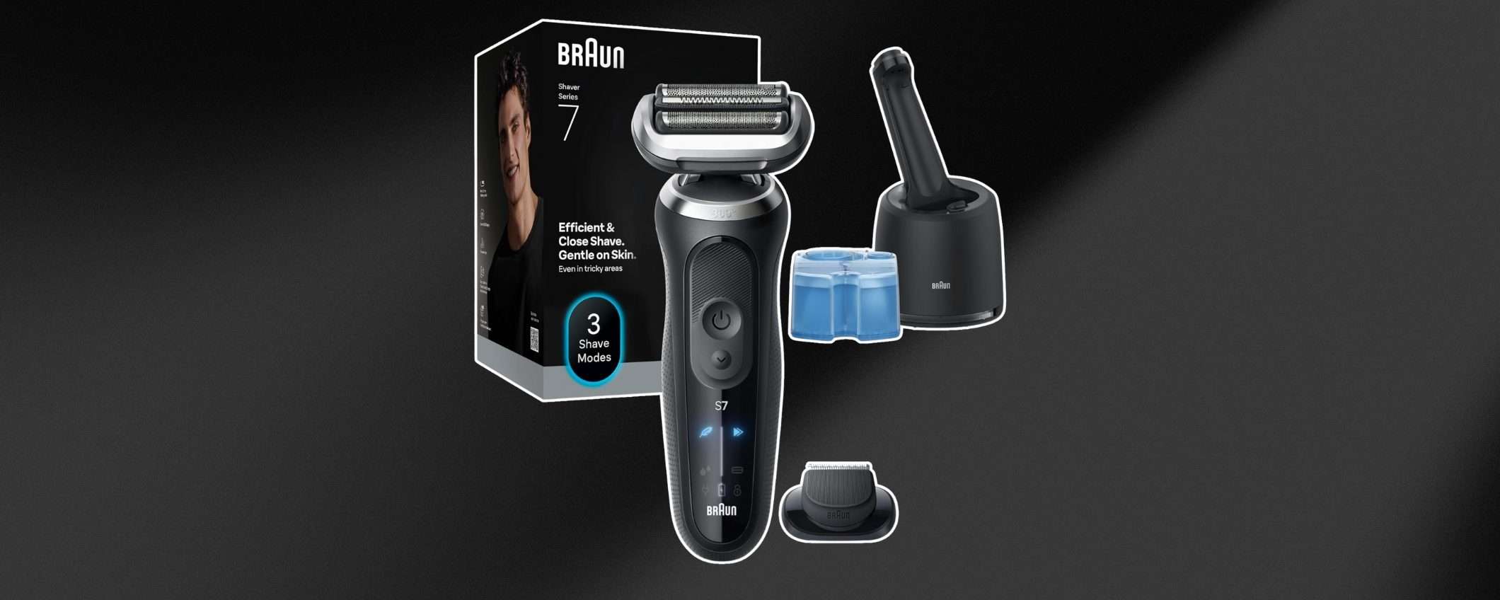 Rasoio elettrico Braun Serie 7: SUPER RIBASSO di 140€, è il regalo di lusso per Natale