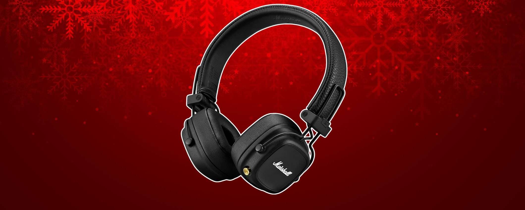 Cuffie Marshall Major IV: affare CLAMOROSO sotto i 50€ per 80 ore di batteria