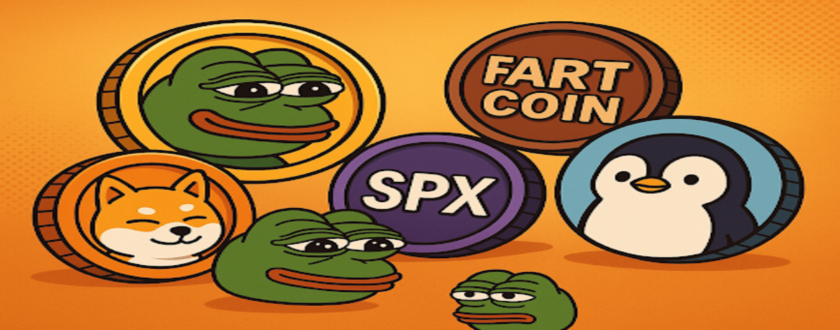 Meme coin in fermento: dicembre promette scintille per SPX, Fartcoin e PENGU