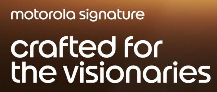 Nuovo smartphone Motorola Signature