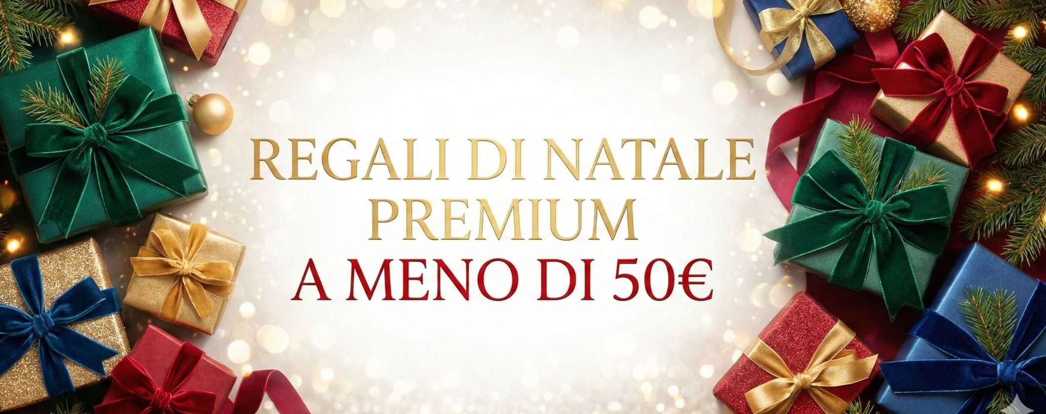 Regali di Natale PREMIUM a (molto) meno di 50€: idee regalo super su Amazon