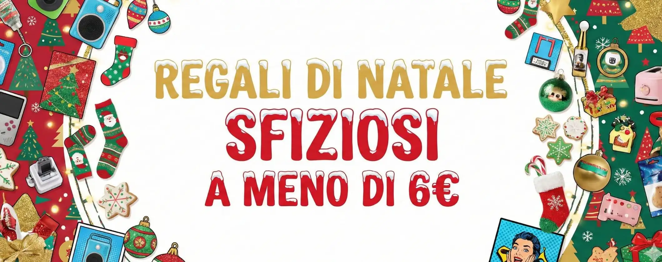 Pensierini di Natale a meno di 6€ su Amazon: regali super economici