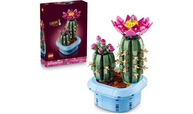 Set LEGO Cactus in Fiore