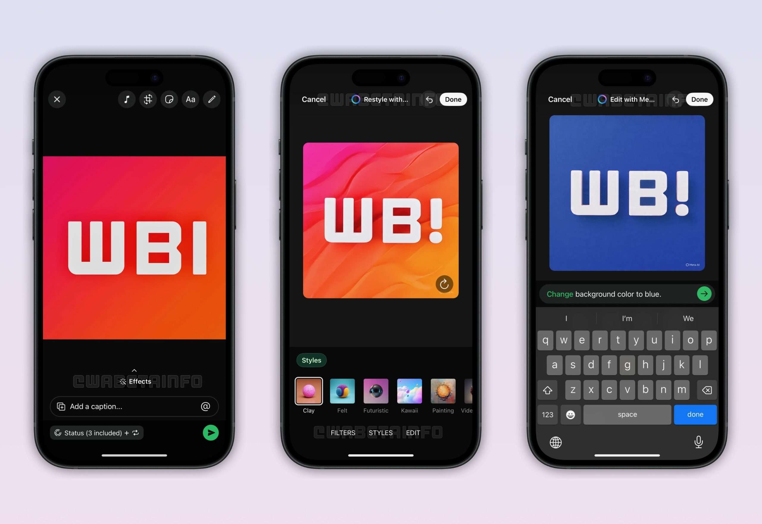 WhatsApp AI aggiornamento di stato