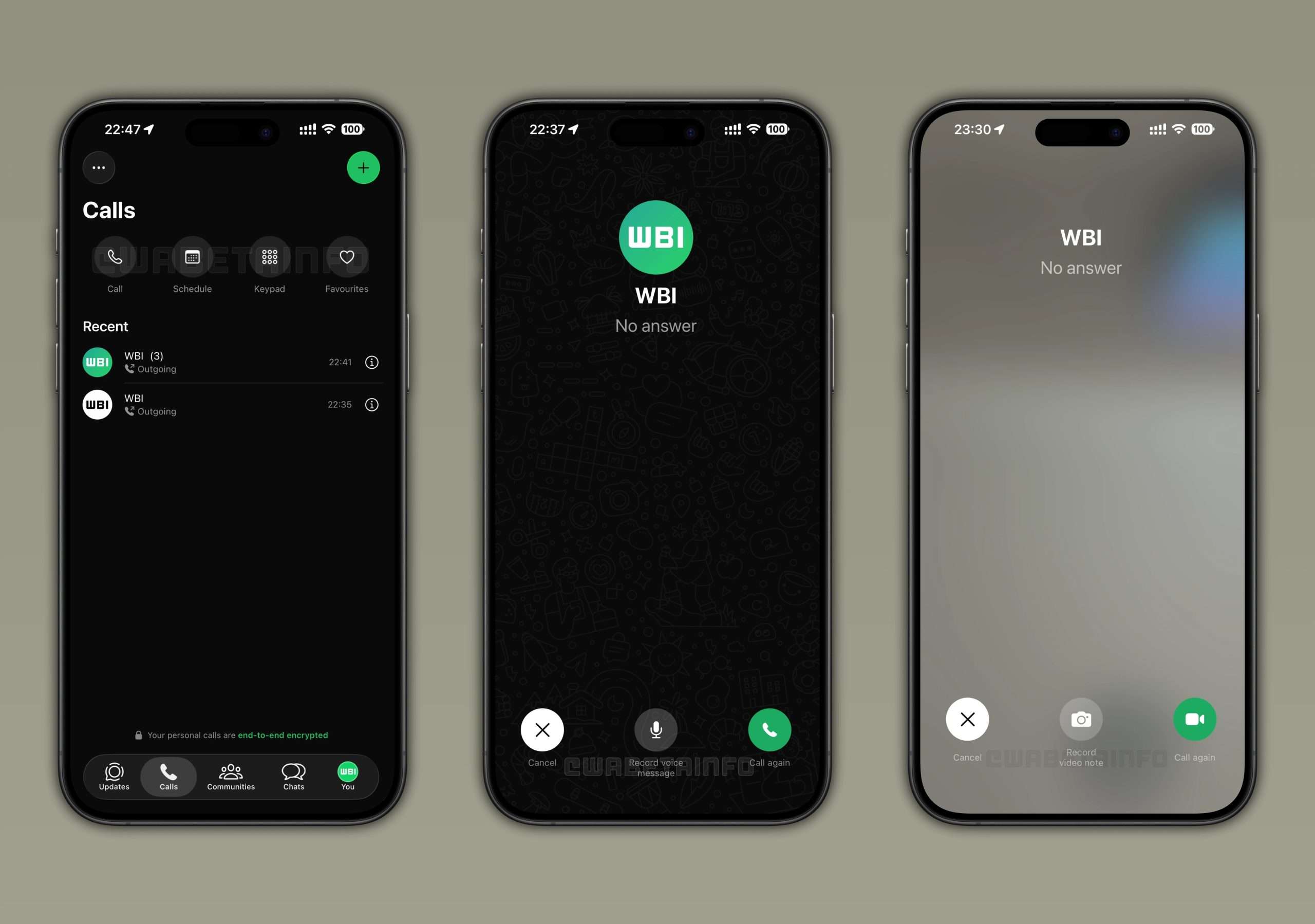 WhatsApp per iOS chiamate WhatsApp per iOS chiamate