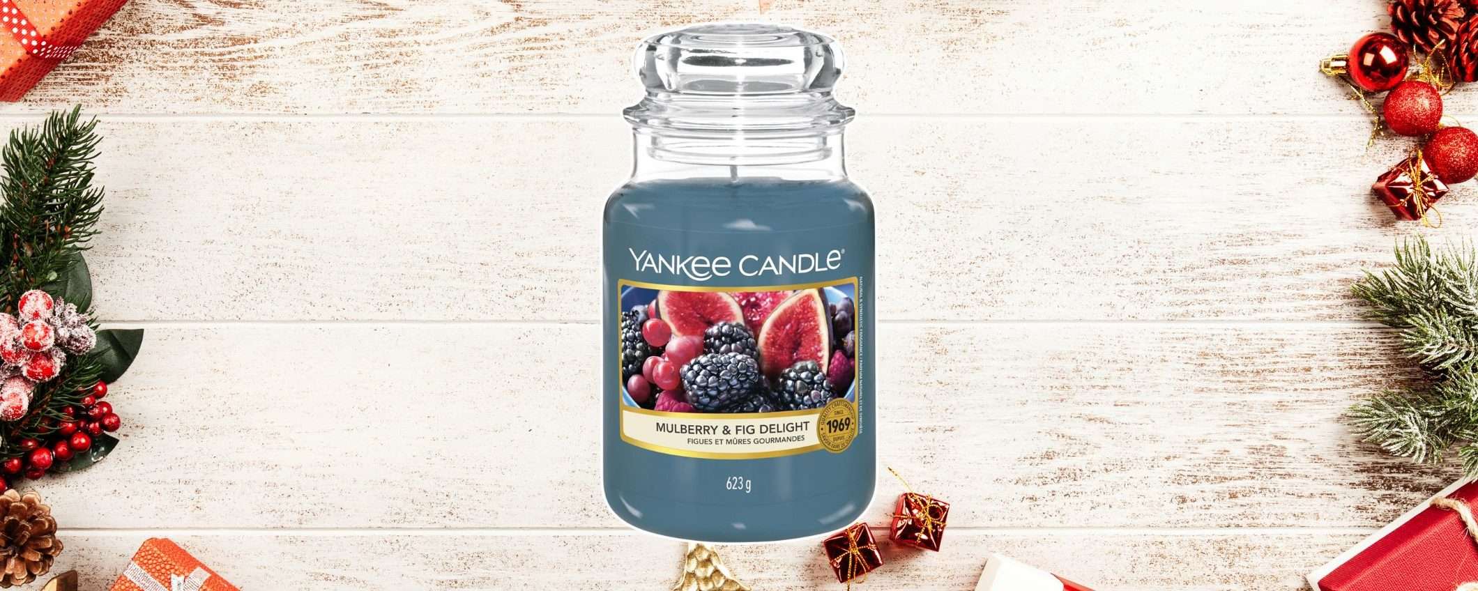 Yankee Candle in Giara Grande Gelso e Fichi: un fantastico regalo di Natale a meno di 20€