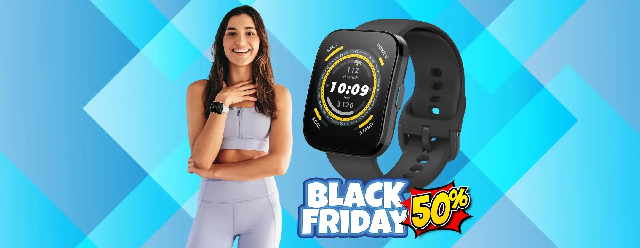Amazfit Bip 5 a metà prezzo per l'ultimo giorno di Black Friday Amazon
