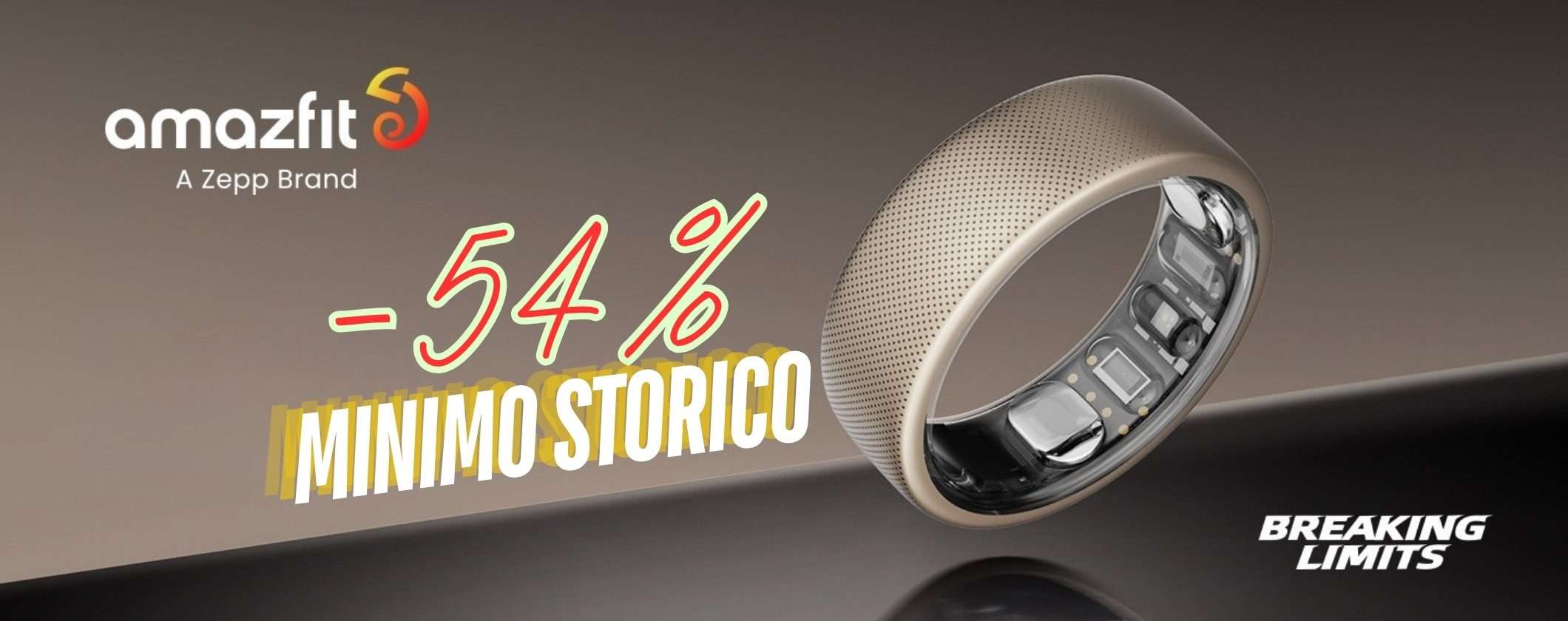 Amazfit Helio: anello smart con monitoraggio, resistenza a 10 ATM e batteria di 4gg