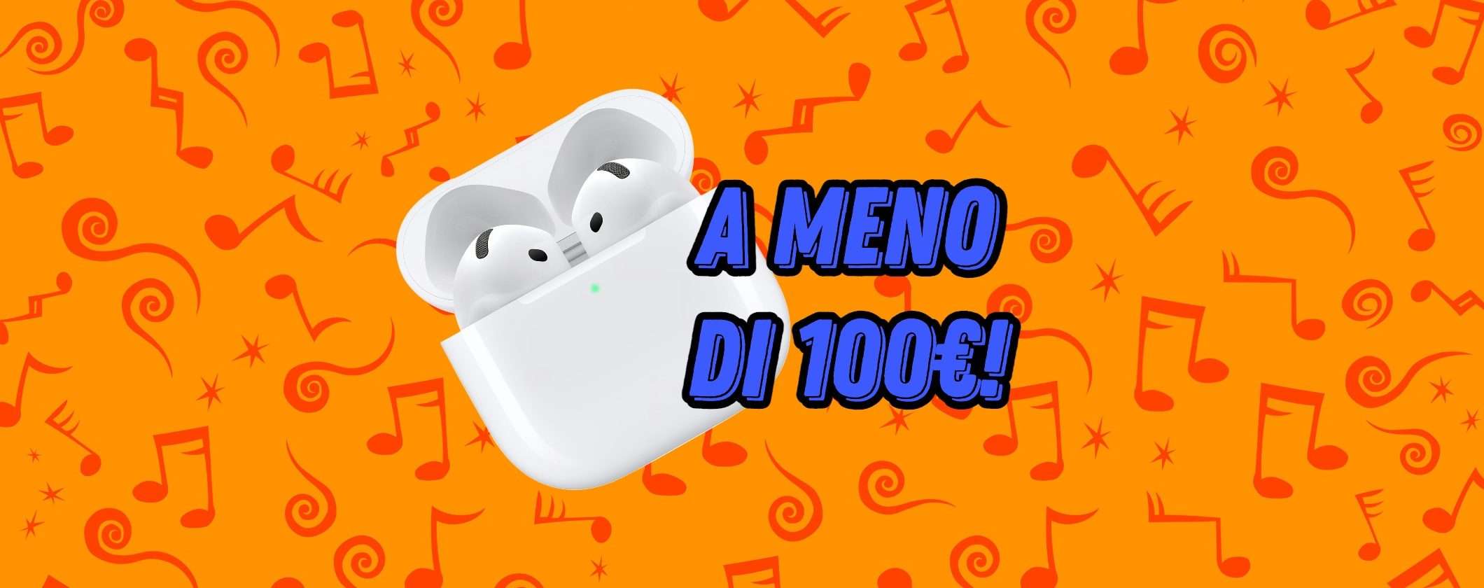Apple AirPods 4 a meno di 100€ su Amazon!