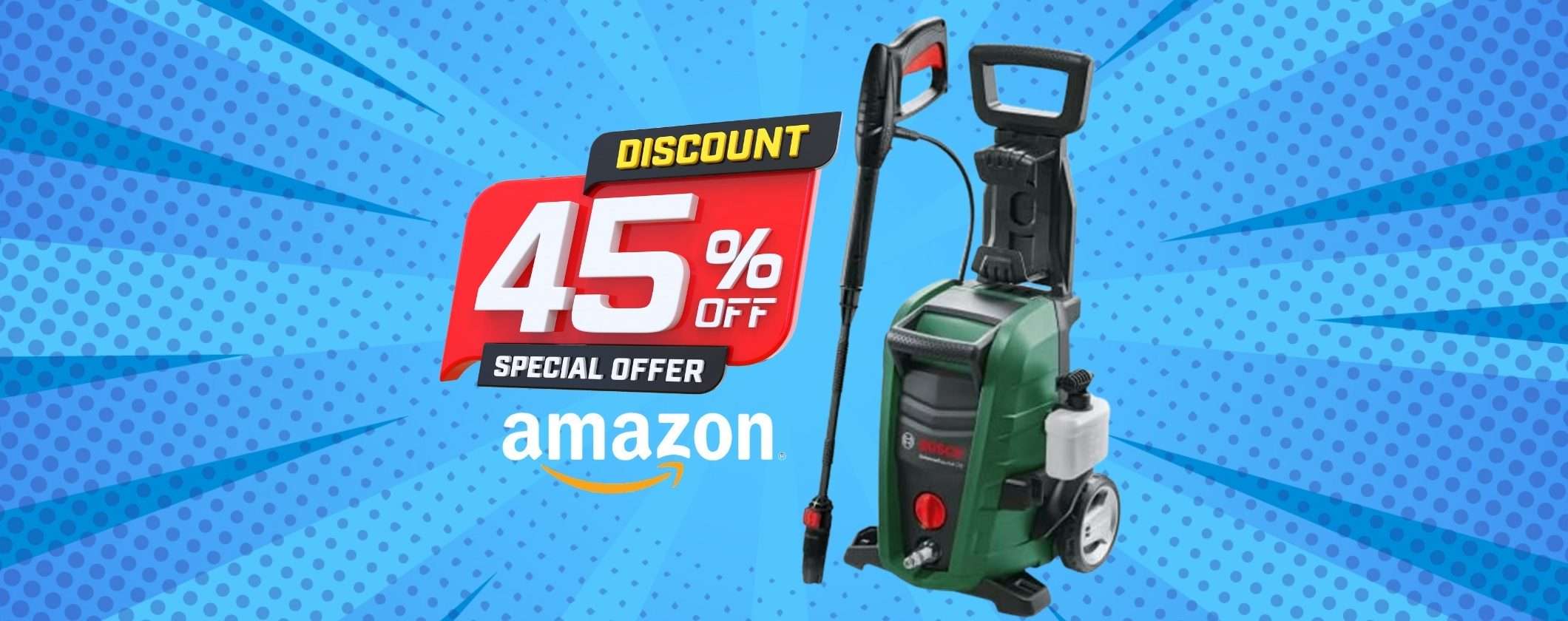 Bosch: idropulitrice UniversalAquatak con pressione da 125 Bar a soli 88€ (-45%)