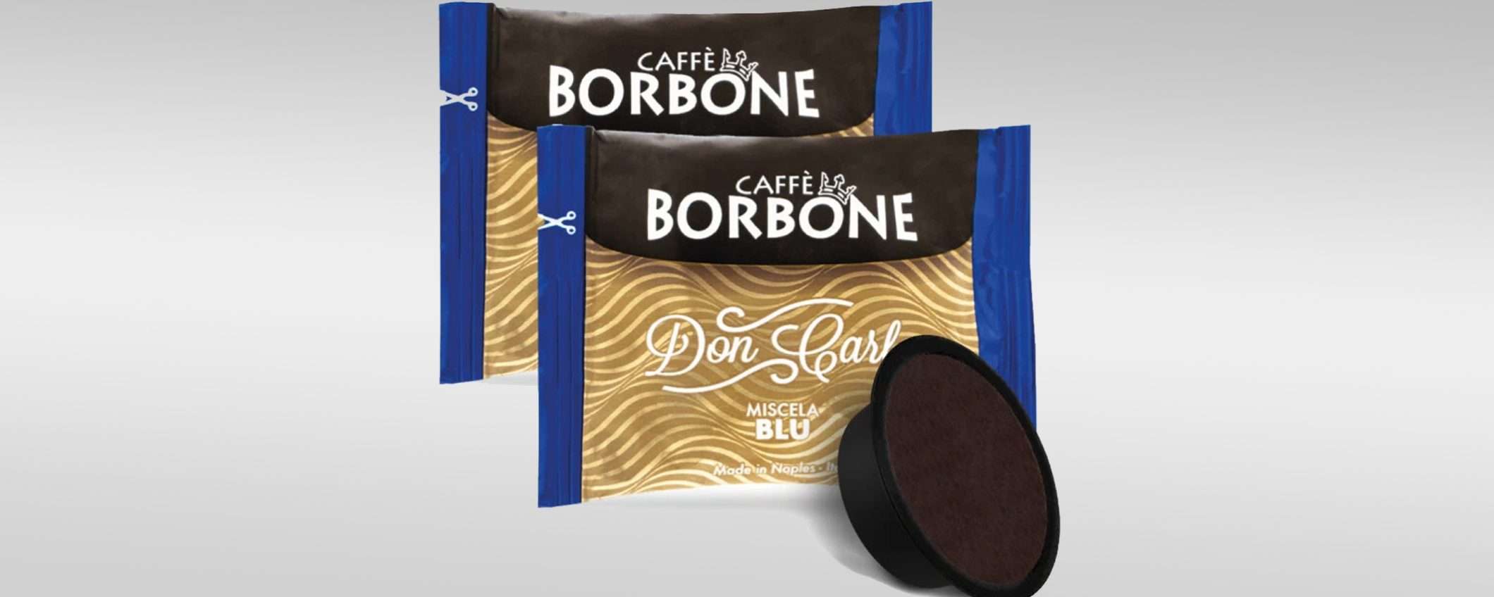 Caffè Borbone Don Carlo Blu: 300 capsule A Modo Mio in super offerta